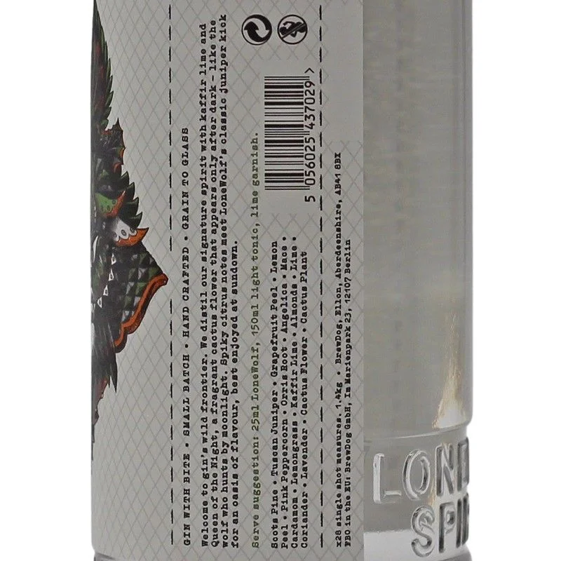 BrewDog LoneWolf Cactus & Lime Gin 0,7 L 40% vol BrewDog LoneWolf Cactus & Lime Gin 0,7 L 40% vol